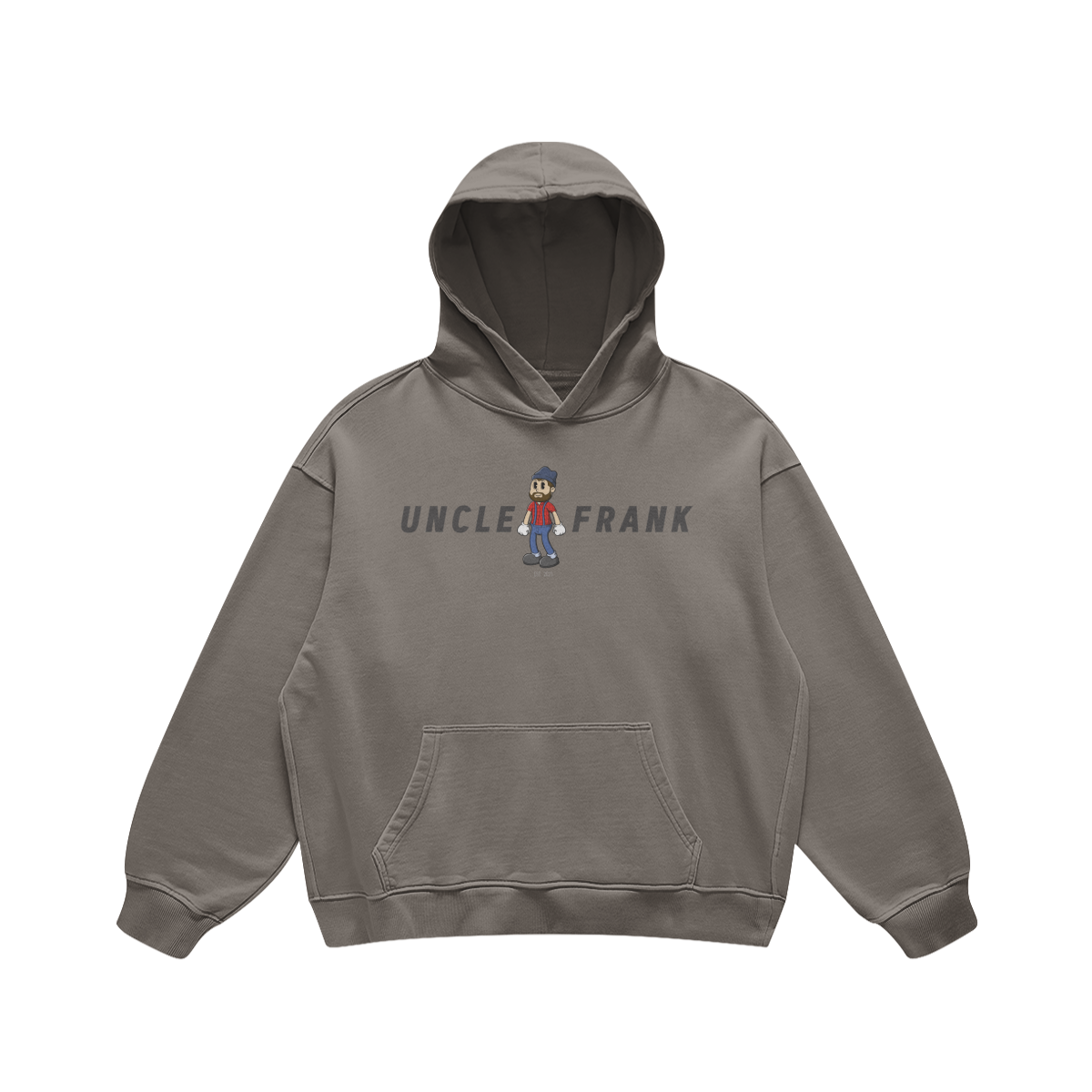 Basic Frank Hoodie Black logo