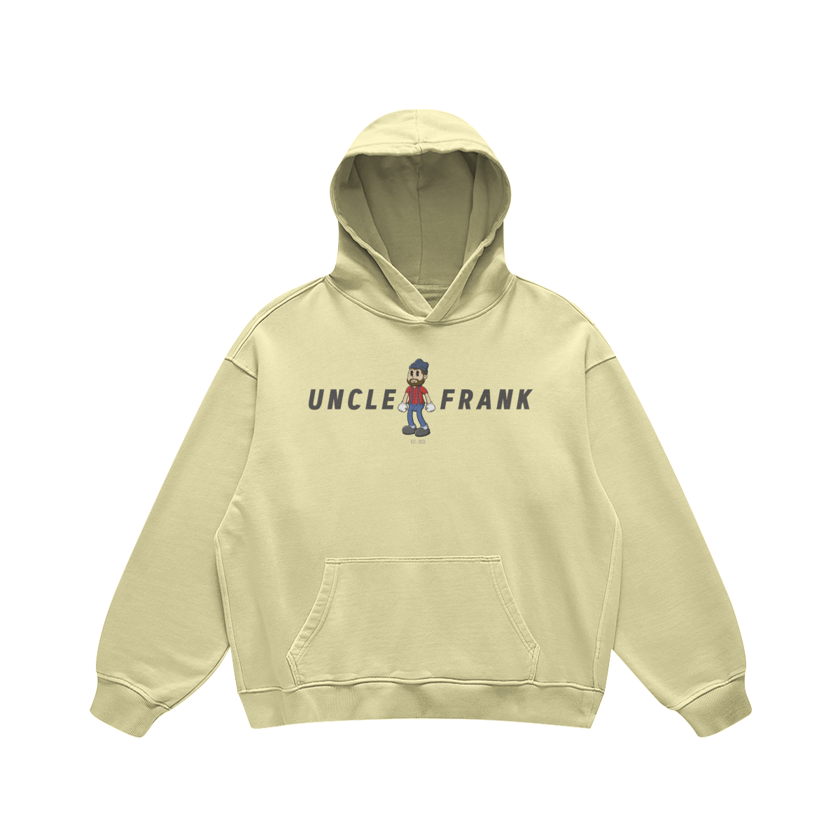 Basic Frank Hoodie Black logo